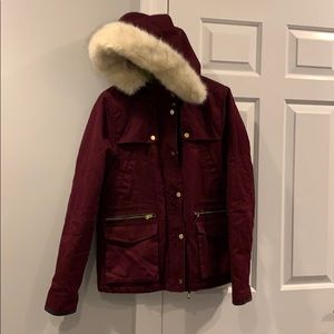 Women’s Topshop size 10 jacket with hood// GUC
